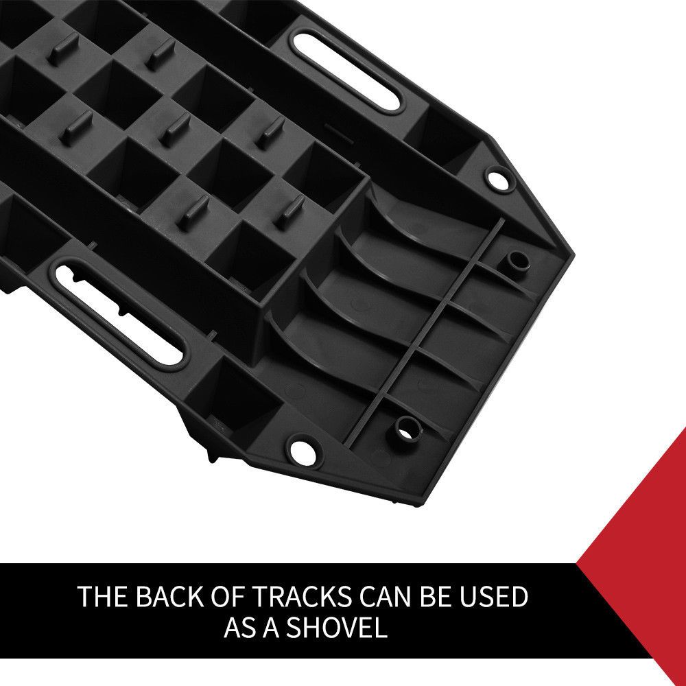 10T Heavy Duty Recovery Tracks Sand Track Snow Mud Tracks 10T Vehicle Black 4WD