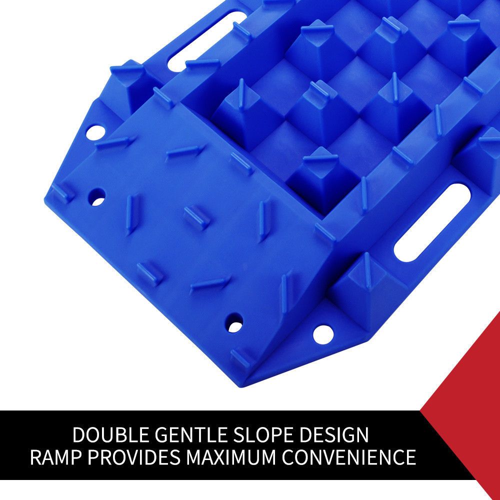 10T Heavy Duty Recovery Tracks Sand Track Snow Mud Tracks 10T Vehicle Blue 4WD