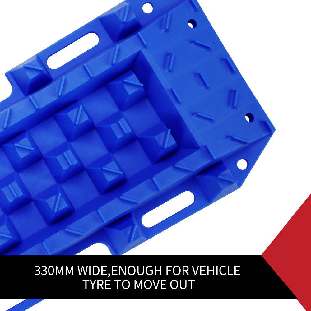 10T Heavy Duty Recovery Tracks Sand Track Snow Mud Tracks 10T Vehicle Blue 4WD