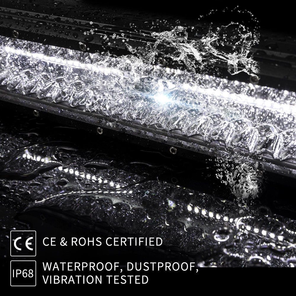 12inch CREE LED Work Light Bar Spot Flood OffRoad Fog Driving 4WD 4x4 Reverse