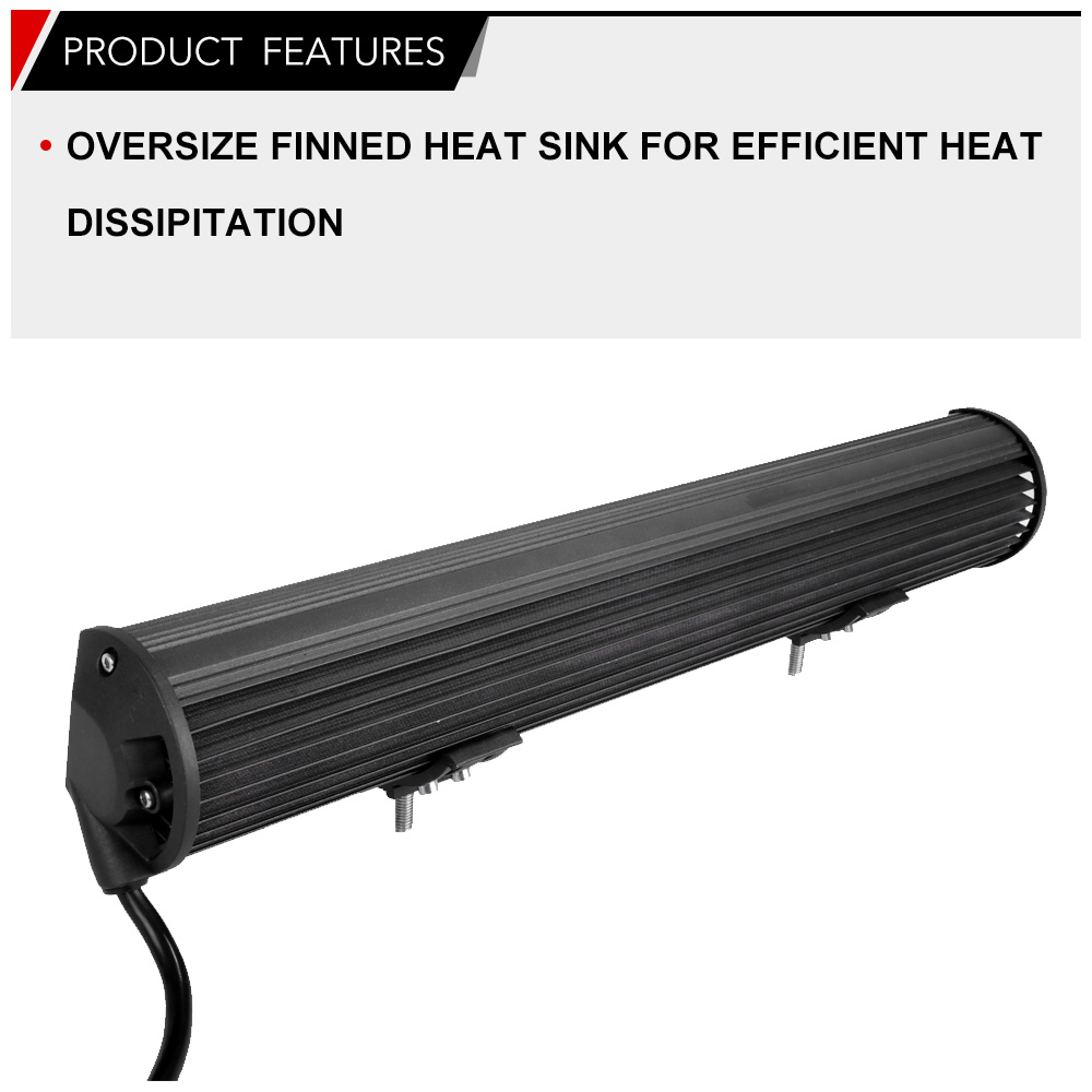 20inch Cree LED Light Bar Flood Spot Combo Offroad Work Driving 4WD Truck